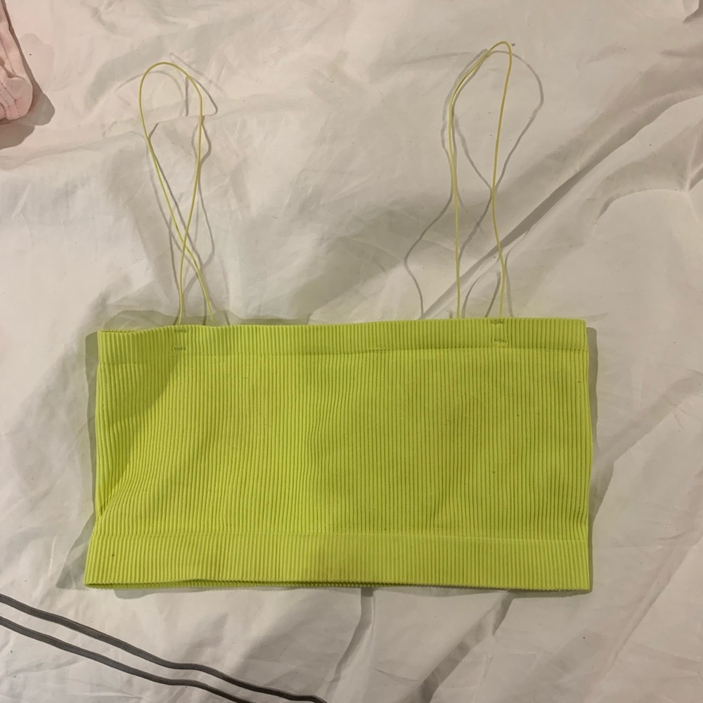 Urban Outfitters Cami Neon Crop Top